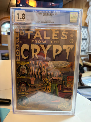 Tales From The Crypt #25 E.C. Comics 1951 CGC 1.8 Cream to Off-White