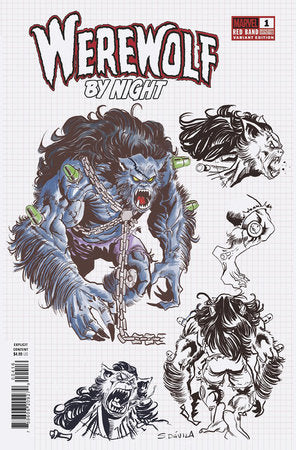 WEREWOLF BY NIGHT: RED BAND #4 SERGIO DAVILA DESIGN VARIANT [POLYBAGGED]