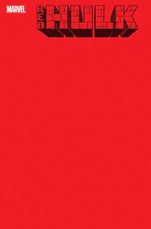 RED HULK #1 RED BLANK COVER VARIANT [DOOM]