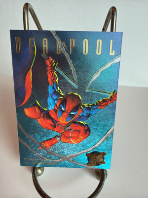 1995 Ultra X-Men Trading Cards : Hunters & Stalkers 3 - Deadpool Rainbow Foil Fleer Ultra