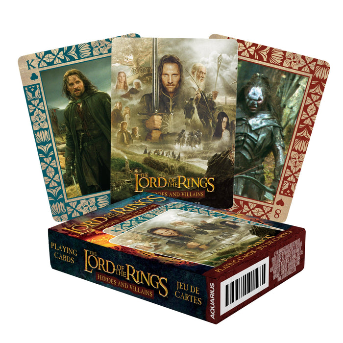 Lord of the Rings - Heroes & Villains Playing Cards