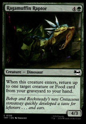 Magic The Gathering: Teenage Mutant Ninja Turtles #130 Ragamuffin Raptor