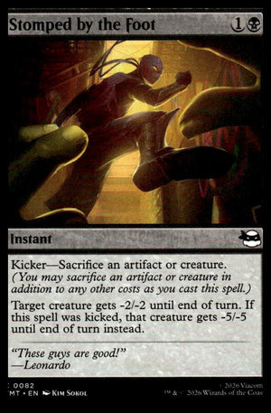 Magic The Gathering: Teenage Mutant Ninja Turtles #82 Stomped by the Foot