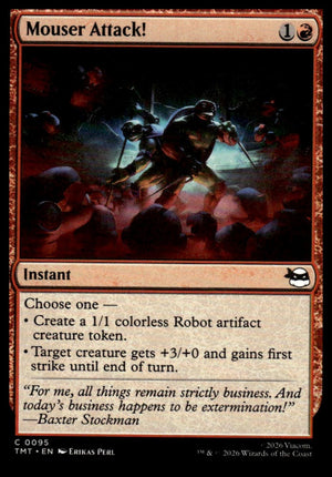 Magic The Gathering: Teenage Mutant Ninja Turtles #95 Mouser Attack!