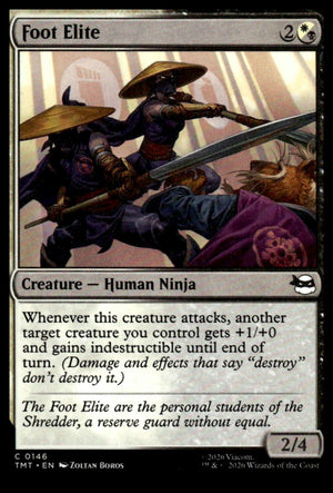 Magic The Gathering: Teenage Mutant Ninja Turtles #146 Foot Elite