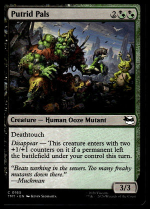 Magic The Gathering: Teenage Mutant Ninja Turtles #165 Putrid Pals