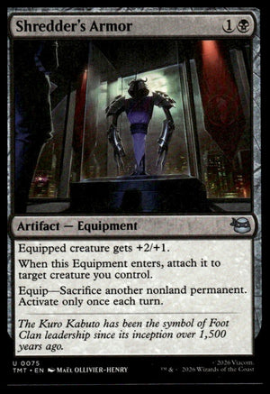 Magic The Gathering: Teenage Mutant Ninja Turtles #75 Shredder's Armor