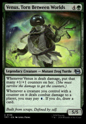 Magic The Gathering: Teenage Mutant Ninja Turtles #136 Venus, Torn Between Worlds