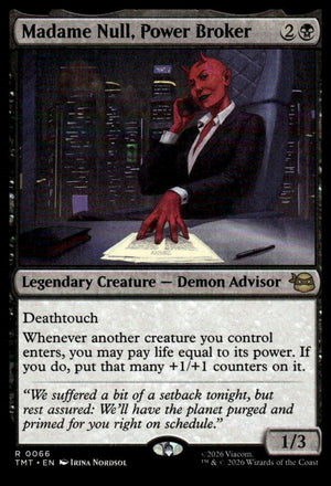 Magic The Gathering: Teenage Mutant Ninja Turtles #66 Madame Null, Power Broker