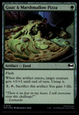Magic The Gathering: Teenage Mutant Ninja Turtles #116 Guac & Marshmallow Pizza