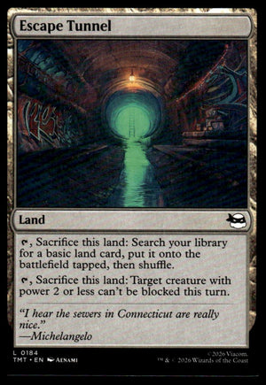 Magic The Gathering: Teenage Mutant Ninja Turtles #184 Escape Tunnel