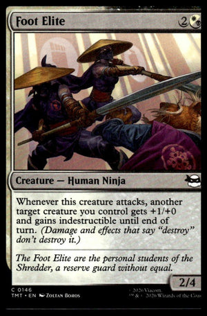 Magic The Gathering: Teenage Mutant Ninja Turtles #146 Foot Elite