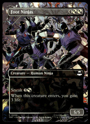 Magic The Gathering: Teenage Mutant Ninja Turtles #209 Foot Ninjas (Borderless)