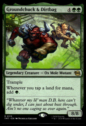 Magic The Gathering: Teenage Mutant Ninja Turtles #115 Groundchuck & Dirtbag