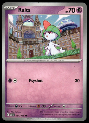 Pokemon SV01: Scarlet & Violet Base Set #084/198 Ralts
