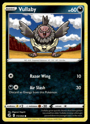 Pokemon SWSH08: Fusion Strike #172/264 Vullaby