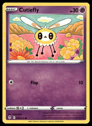 Pokemon SWSH07: Evolving Skies #078/203 Cutiefly