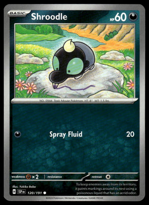 Pokemon SV08: Surging Sparks #120/191 Shroodle