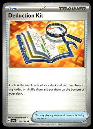 Pokemon SV08: Surging Sparks #171/191 Deduction Kit
