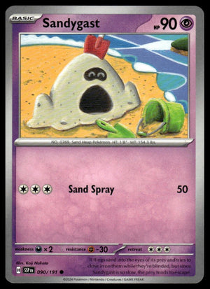 Pokemon SV08: Surging Sparks #090/191 Sandygast