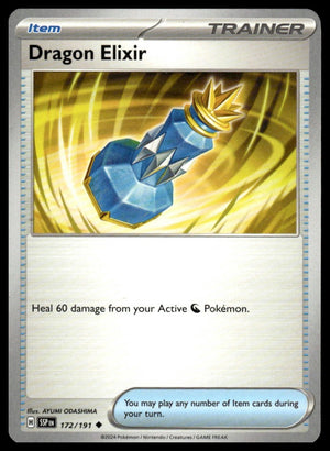 Pokemon : #172/191 SV08: Surging Sparks Dragon Elixir Uncommon