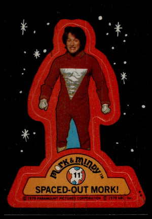 1978 Topps Mork & Mindy #11 Spaced-Out Mork! Stickers