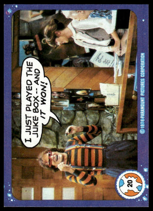 1978 Topps Mork & Mindy #20 I just played the juke box -- And it won!