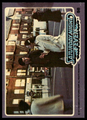 1977 Donruss Saturday Night Fever #58 Saturday Night Fever