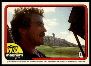 1983 Donruss Magnum P.I. #33 (driving with top down)
