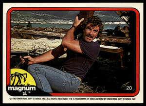 1983 Donruss Magnum P.I. #20 I was ready...and they weren't going to get away!