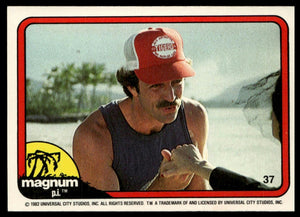 1983 Donruss Magnum P.I. #37 (preparing to kiss hand)