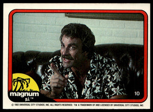 1983 Donruss Magnum P.I. #10 "Higgins, you amaze me. How do you know about...