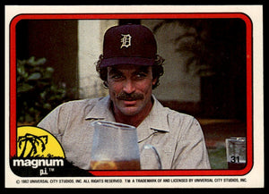 1983 Donruss Magnum P.I. #31 (outdoor table with tea pitcher)