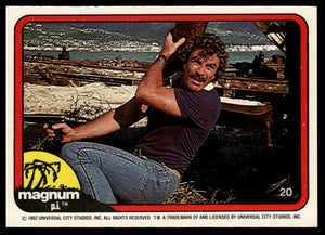1983 Donruss Magnum P.I. #20 I was ready...and they weren't going to get away!
