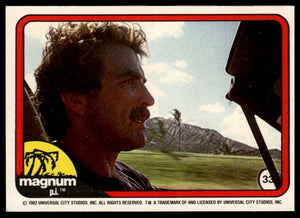1983 Donruss Magnum P.I. #33 (driving with top down)