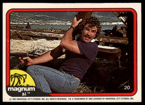 1983 Donruss Magnum P.I. #20 I was ready...and they weren't going to get away!