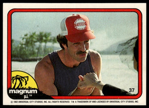 1983 Donruss Magnum P.I. #37 (preparing to kiss hand)
