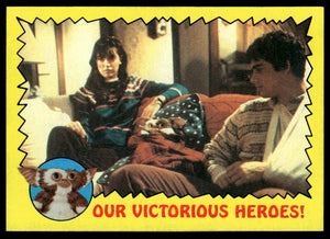 1984 Topps Gremlins #72 Our Victorious Heroes!