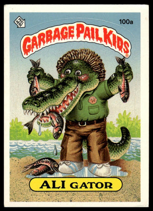 1986 Topps Garbage Pail Kids Series 3 #100a Ali Gator