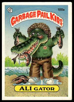 1986 Topps Garbage Pail Kids Series 3 #100a Ali Gator