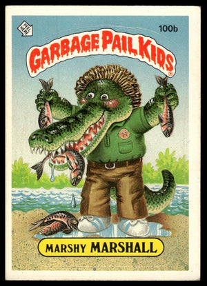 1986 Topps Garbage Pail Kids Series 3 #100a Ali Gator