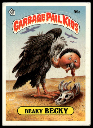 1986 Topps Garbage Pail Kids Series 3 #99a Beaky Becky