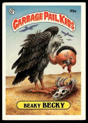 1986 Topps Garbage Pail Kids Series 3 #99a Beaky Becky