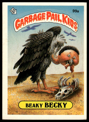 1986 Topps Garbage Pail Kids Series 3 #99a Beaky Becky