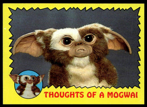 1984 Topps Gremlins #27 Thoughts of a Mogwai