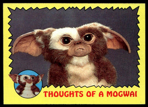 1984 Topps Gremlins #27 Thoughts of a Mogwai