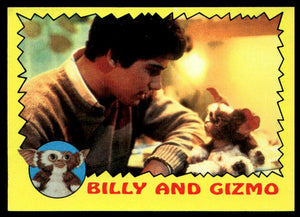 1984 Topps Gremlins #19 Billy and Gizmo