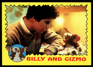 1984 Topps Gremlins #19 Billy and Gizmo