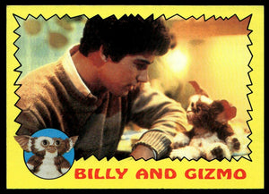 1984 Topps Gremlins #19 Billy and Gizmo
