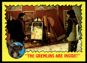 1984 Topps Gremlins #59 "The Gremlins Are Inside!"